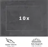 Betz 10 Stück Badvorleger 50x70 cm PREMIUM Badematte Produktbild-Vorschau 2