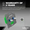 Ledvion LED Doppeldimmer Schalter 100W 240V weiß Produktbild-Vorschau 8