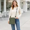 Damen Umhängetasche mittelgroß, Schultertasche mit mehreren Produktbild-Vorschau 2
