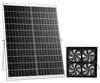 SucceBuy 25W Solar-Ventilator, 12V Solarmodul mit 4 Produktbild-Vorschau 1