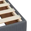 Boxspringbett mit Matratze Dunkelgrau 100x200 cm Samt Produktbild-Vorschau 11