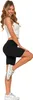 Bikers Black Kurze Leggings Hoch tailliert Hochtaillierte Produktbild-Vorschau 7