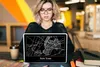 MuchoWow® Laptop Aufkleber Sticker Cover Karte - New York - Produktbild-Vorschau 5