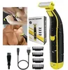 Herren Elektrischer Rasierer 3-in-1 Barttrimmer, Nass & Produktbild-Vorschau 1