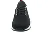 A single black sneaker shown from the front on a white background. Produktbild-Vorschau