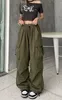 ASKSA Pantalon Cargo Femme Baggy Jambe Large Y2K Track Voir les images du produit 3