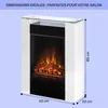 Klarstein Cheminée Electrique d'Intérieur, Chauffage Voir les images du produit 5