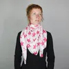 Baumwolltuch - Sterne 8 cm weiß - pink - magenta - Produktbild-Vorschau 6