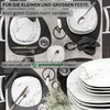 SÄNGER Porzellan Geschirrset Bilgola Marmor, Tafelservice Produktbild-Vorschau 3