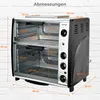 42 litri mini forno Lollox | mini forno | forno per pizza | Anteprima dell’immagine prodotto 8