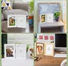 Pfotenabdruck Set Hund Katze 3D Gipsabdruck Holz Produktbild-Vorschau 4