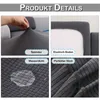 Sofa Überzug Jacquard Kariert für 3-Sitzer, Sofa Bezug Produktbild-Vorschau 3