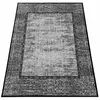 A gray rug with a patterned border is shown from a slightly elevated angle against a white background. Náhled obrázku produktu