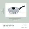 Genius Cerafit Padella in acciaio 28 cm + coperchio in Anteprima dell’immagine prodotto 7