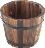 Jardinière en tonneau de bois massif - Multifonctionnelle Voir les images du produit 1