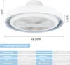 ZMH LED Deckenventilator Fernbedienung Dimmbar Produktbild-Vorschau 7