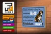 Holzschild Spruch 18x12cm mein Hund darf im Bett schlafen Produktbild-Vorschau 4