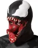 Gruseliges Superschurken-Spinnenmonster Latexmaske für Produktbild-Vorschau 1