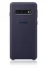 A dark blue Samsung phone case is shown from the back on a white background. Produktbild-Vorschau