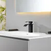 Wasserfall Waschtischarmatur, 304 Edelstahl Schwarz, Produktbild-Vorschau 3