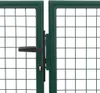 vidaXL Ocelová zahradní brána 350 x 100 cm Zelená Náhled obrázku produktu 2