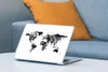 MuchoWow® Laptop Aufkleber Sticker Cover Weltkarte - Gold - Produktbild-Vorschau 4