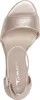Tamaris Damen Sandalette Metallic Fesselriemen Blockabsatz Produktbild-Vorschau 2