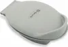 A light gray oyster knife with a handle and a logo on the lid. Voir les images du produit
