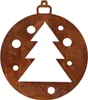 Rostikal Pendentif de décoration de sapin rouillé 7 cm Voir les images du produit 1