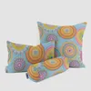 SCHÖNER LEBEN. Kissenhülle Outdoor Mandalas türkis Produktbild-Vorschau 2