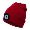 Uni Outdoor Radfahren Wandern Led Licht Strickmütze Winter Produktbild-Vorschau 6