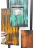 DanDiBo Bougeoir mural Abstrait Métal Mural Noir 61 cm Voir les images du produit 8