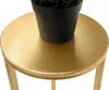 DanDiBo Sgabello per fiori in metallo oro rotondo da 50 cm Anteprima dell’immagine prodotto 4