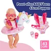MGA BABY born Schwimm-Set Einhorn 43cm Náhľad obrázku produktu 2