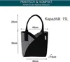 SILUK Filztasche Einkaufskorb Einkaufstasche, Filztaschen Produktbild-Vorschau 2