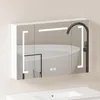 90cm Stylischer LED-Spiegelschrank, Wanderschrank – Produktbild-Vorschau 2