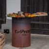 Płyta paleniskowa 100 cm - płyta grillowa 6 mm do paleniska Podgląd zdjęcia produktu 19