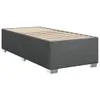 Bettgestell ohne Matratze Dunkelgrau 90x200 cm Stoff Produktbild-Vorschau 1