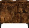 vidaXL Koupelnová skříňka Smoked Oak 65x33x60 cm Materiál Náhled obrázku produktu 8