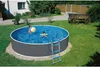 AZURO Graphit V2 Stahlwandpool, Ø 360 x 120 cm, Pool, Produktbild-Vorschau 3