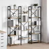 vidaXL Boekenkast, 156 x 25 x 167 cm, houtvezel, Productafbeelding-voorbeeld 4
