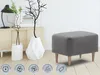 Bequemer Polsterhocker für Relaxsessel | grau | XDREAM | Produktbild-Vorschau 3
