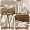 Collage showing different modes of operation for a handheld garment steamer. Produktbild-Vorschau