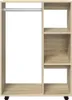 vidaXL Szafa dąb sonoma 80x40x110 cm materiał Podgląd zdjęcia produktu 3