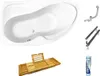 ECOLAM Badewanne Wanne Acrylwanne Eckbadewanne Acryl weiß Produktbild-Vorschau 4