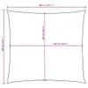 vidaXL Tenda da sole in tessuto Oxford quadrato 3x3 m Beige Anteprima dell’immagine prodotto 8