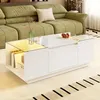 MODFU Table Basse Rectangulaire avec Éclairage LED et 2 Voir les images du produit 5