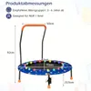 A diagram showing the dimensions of a child's trampoline with LED lights. Náhled obrázku produktu