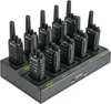 A multi-unit charger with ten walkie-talkies docked and charging. Náhľad obrázku produktu