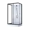 Dusche Komplett MARWELL Komplettdusche Fertigdusche Black Produktbild-Vorschau 2